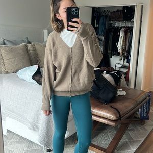 Hush Knit V-Neck Sweater // Aritzia Wilfred Free